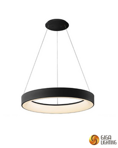 originale minimalistiske LED Ring Pendel Light Creative Runde lysekrone lys