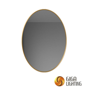 IP44 Oval aluminiumslegering indrammet vægspejl til badeværelsesvask Vægmonteret HD-spejl Makeup-sminkespejl