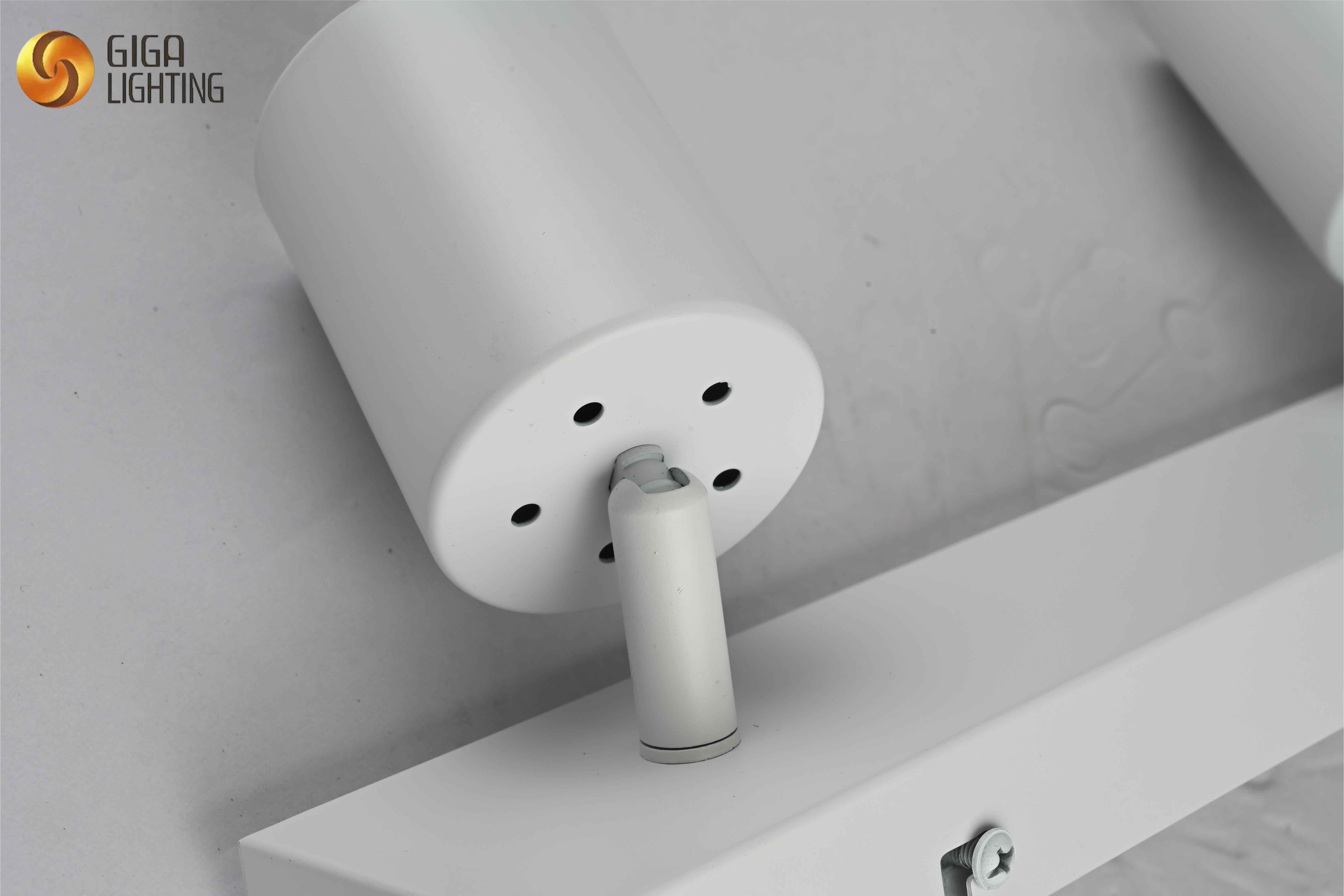  CE 2-vejs GU10 6W roterende loftslampe armatur led Spot lys vinkel justerbar