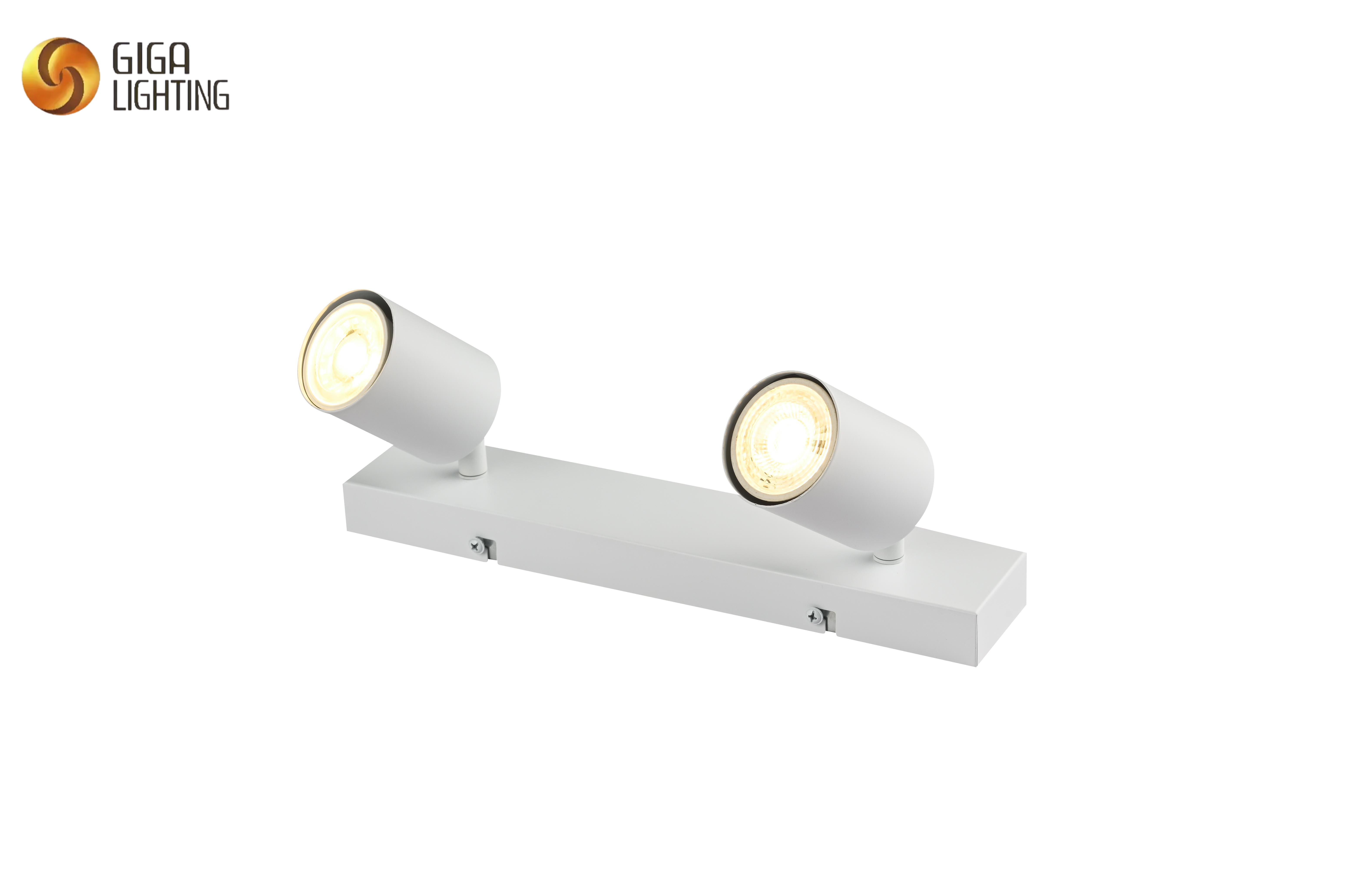  CE 2-vejs GU10 6W roterende loftslampe armatur led Spot lys vinkel justerbar